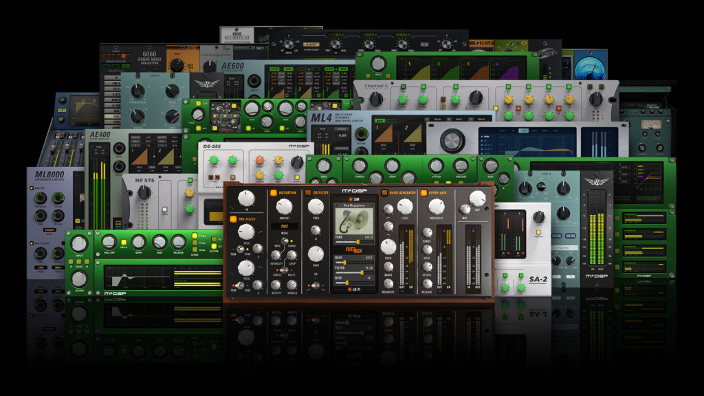 Image showing included modules in the McDSP Everything Pack