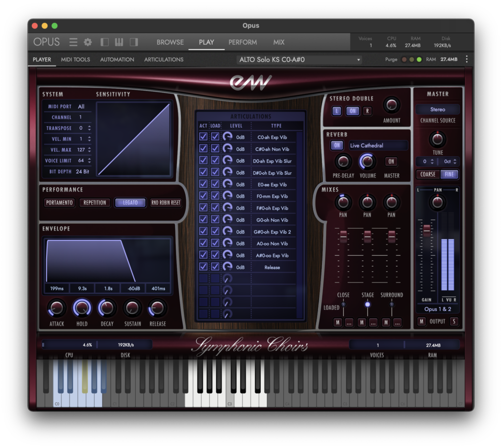 Image showing EastWest's Symphonic Choirs Interface