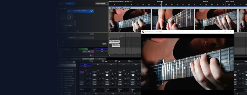 Mixcraft 9 Studio Video Editing