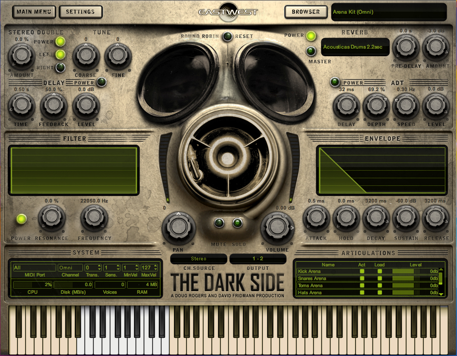 EW The Darkside Product Interface Screen