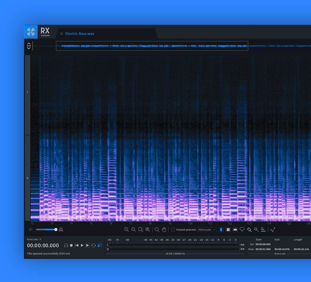 image of editing screen from RX-9 Standard by iZotope