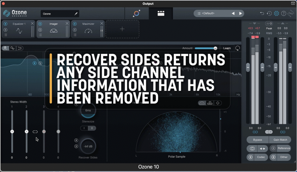 Recover sides screen in Ozone 10