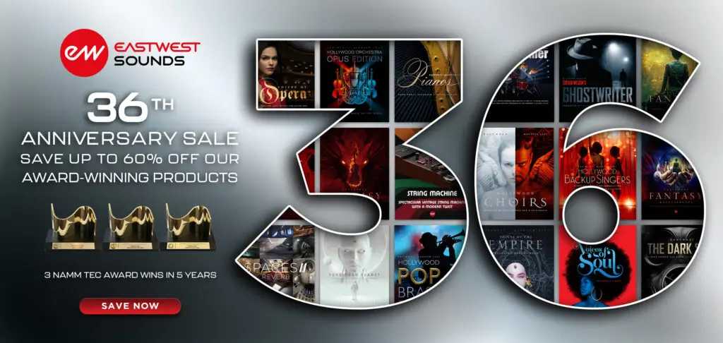 EastWest 36th Anniversary Sale Promo